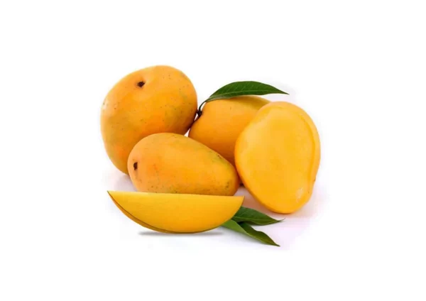 Buy organic mango near pallikara – ripe mangoes with leaves.