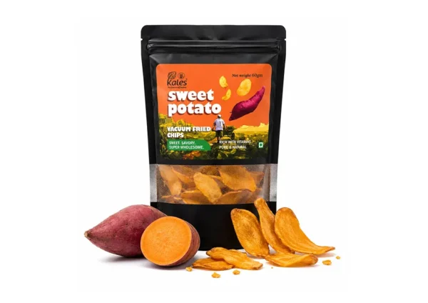 Sweet Potato Vacuum Fried Chips 60 gm
