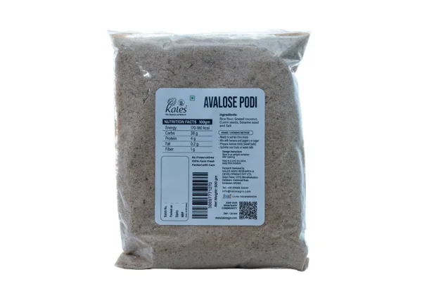 Buy natural avalose podi from Kales Agro for traditional Kerala snacks