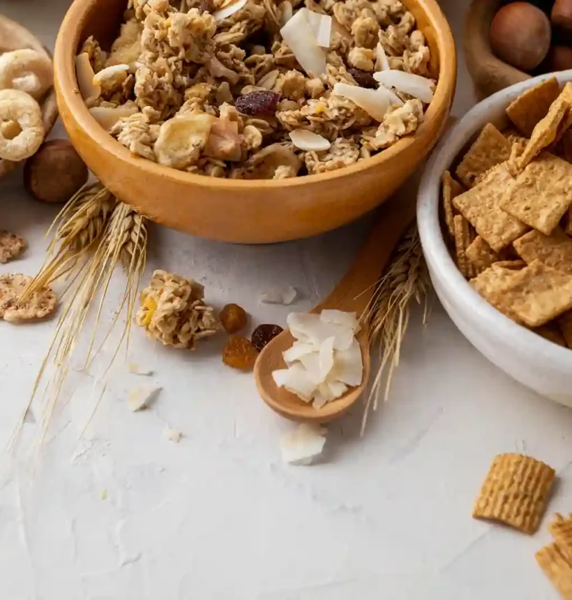 Chemical-free organic snacks online in Kerala from Kales Agro, including natural cereal, granola, and baked snacks