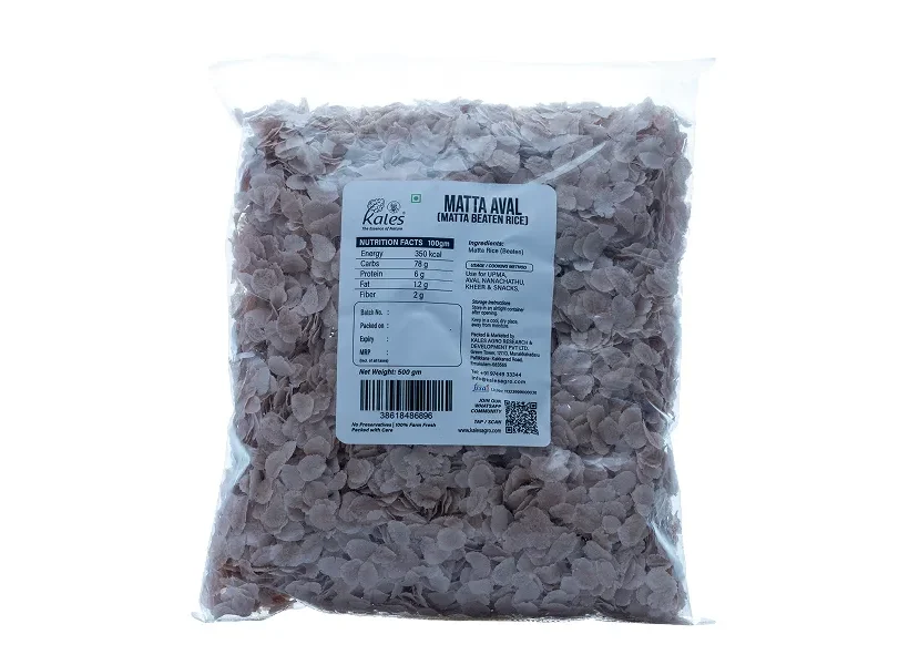 Kales Agro Matta Aval Poha for healthy breakfast and weight loss diet